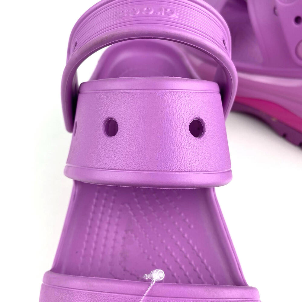 NEW Crocs Classic Mega Crush Platform Sandal 8 Juice Fuchsia Pink 207989 NWT - Picture 9 of 13